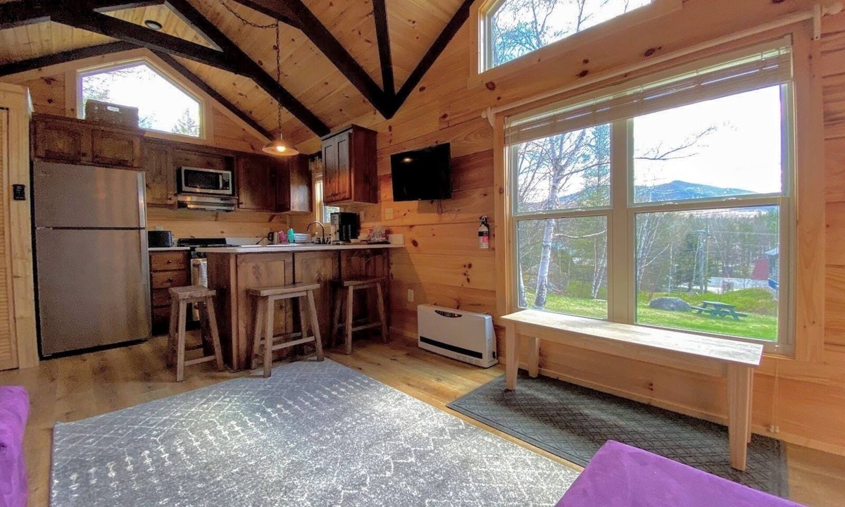 Twin Mountain Cabin | B10 Awesome "Tiny Home" A/C, Mountain Views, Minutes to Skiing, Hiking, Attractions, Dog Friendly!