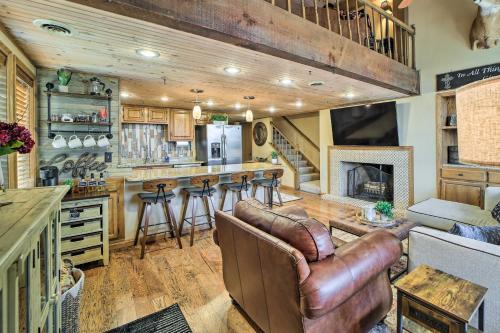 Afton House | Balcony w/Hot Tub: Monkey Island Vacation Rental!