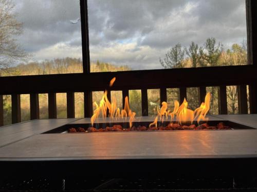 Grassy Creek House | Bear Haven- Fire Pit, Comm Pond Access, Pool Table, Dog Friendly