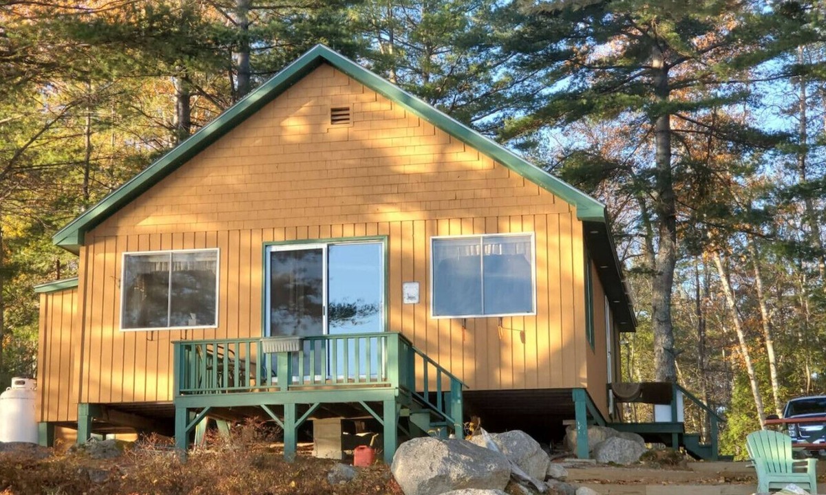 North Penobscot Cottage | Beautiful lakefront cottage, Ambajejus Lake