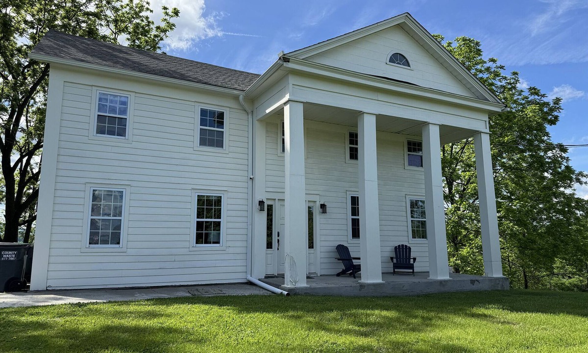 Germantown House | Classic Greek Revival, 4 bedroom, light filled house with views of the Catskills