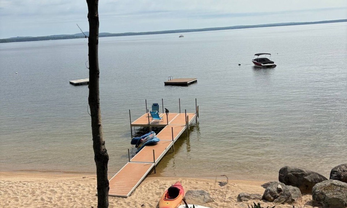 North Sebago Cottage | Classic Maine Lake Cottage with Sandy Beach on Sebago Lake