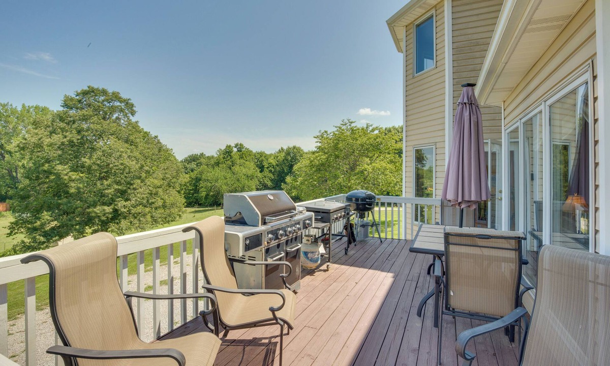 Jackson County House | Country Living w/Spacious Yard: Sibley Unit!