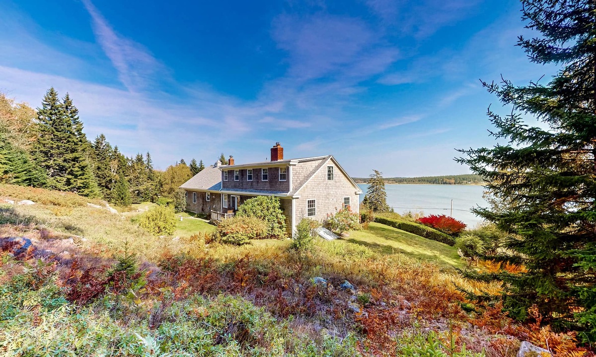 Steuben House | Dog-friendly oceanfront home with private shorefront, two fireplaces, & firepit