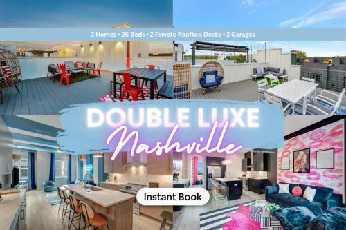 Katie Hill Neighborhood House | Double Lux 26Beds 2 Rooftop Views Free Parking