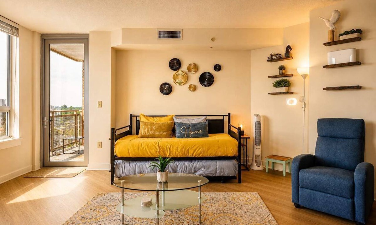 Downtown Condo | Downtown Silver Spring 2BR LuxePad, Walk to DC Metro, Gym