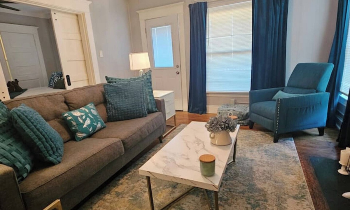 Huntington Apartment | Exposed Brick by Uni,Arena,Hosp+Towel Warmer,Robes