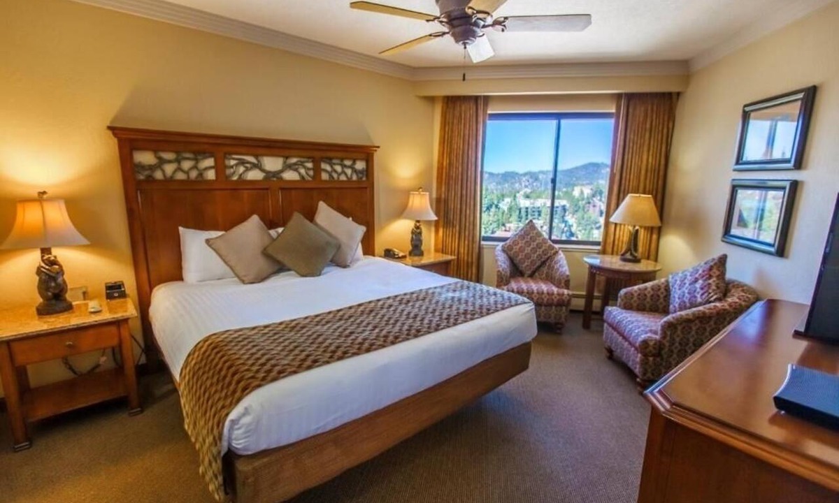 Tahoe Village Hotel | Forest-Facing Villa: 4 Rooms, Pools, Sports Courts & Arcade Fun