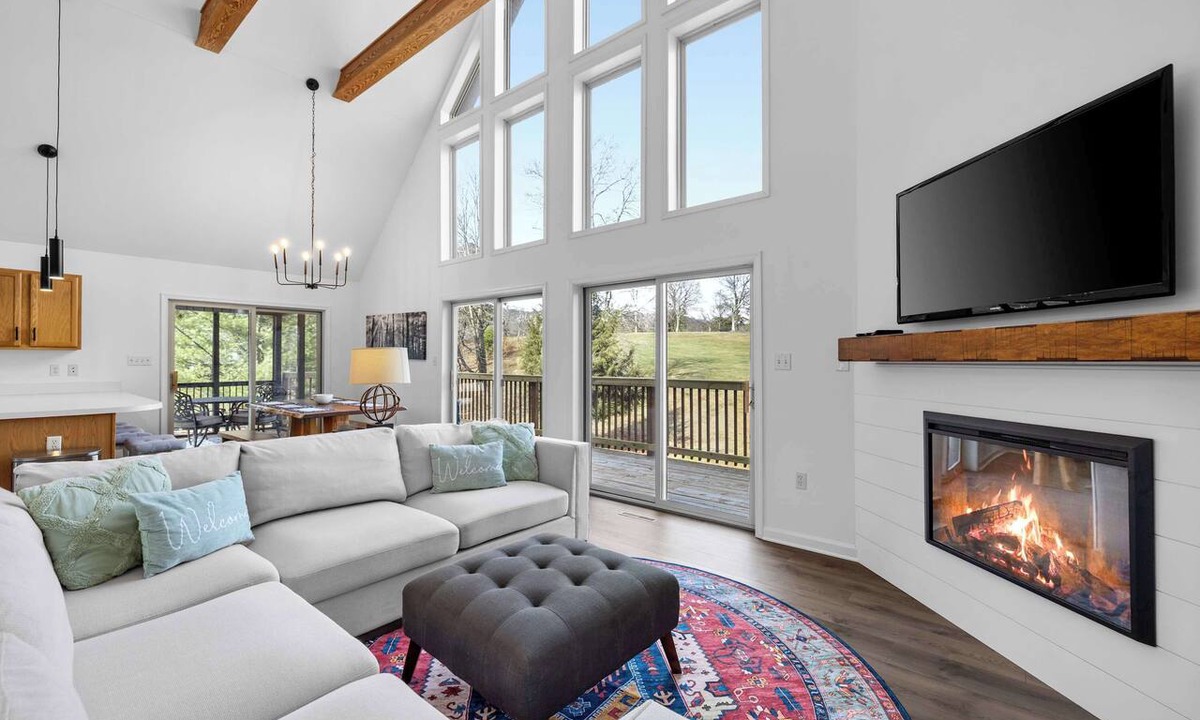 The Woods House | Game Room, FirePit, Screened Porch & Golf Views