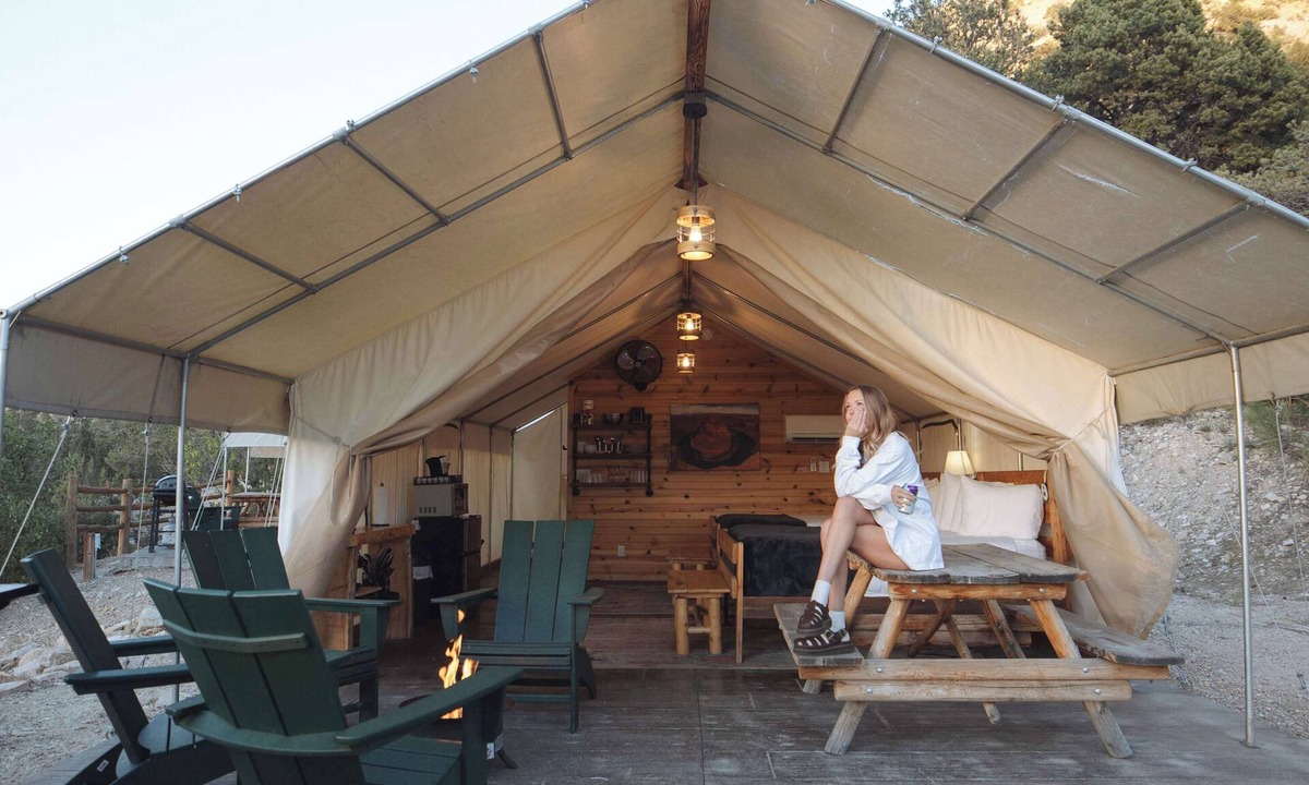 Orderville RV Rental | Glamping Tent w/Private Bathroom, A/C Near Zion