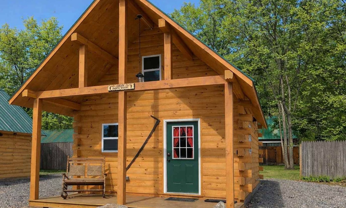 West Hopkinton Cabin | "Great North Woods" cabin at Keyser Pond Campground
