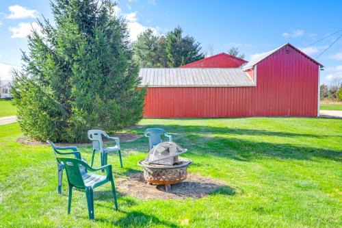 New Haven  Huron County Apartment | Greenwich Countryside Apartment w/Shared Yard