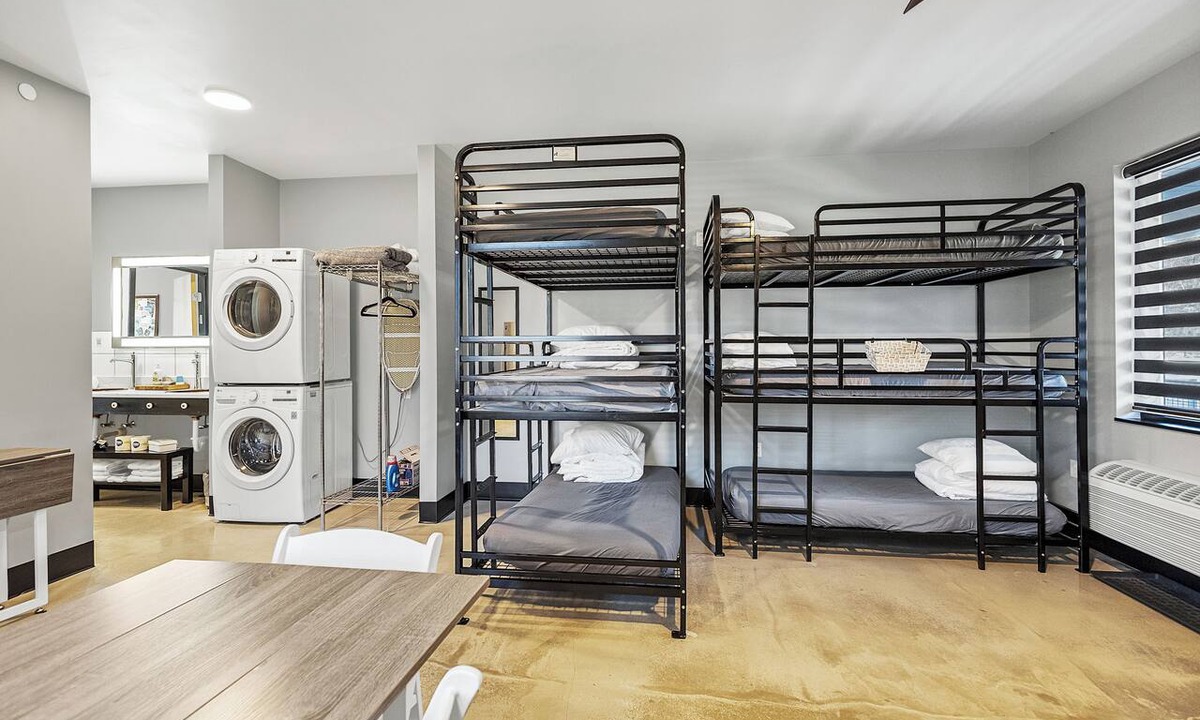 Pacific Hotel | Group suite with full kitchen and laundry on the second floor of The Landing Hub Hotel