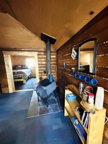 Mentasta Lake House | Historic Cozy Off-Grid Cabin with Creekside Steam Sauna near Log Cabin Creek, Tok, Alaska