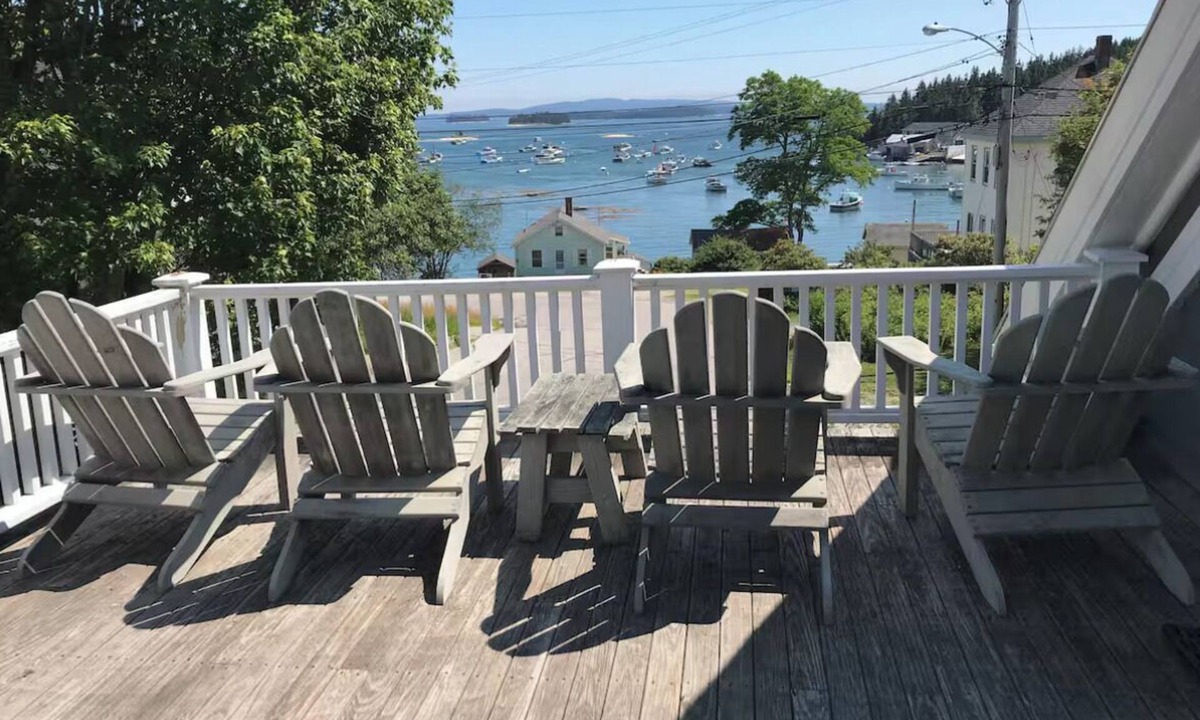 Stonington House | Historic Harbor Home Roof Deck Water Views Walk to Town & Acadia Ferry
