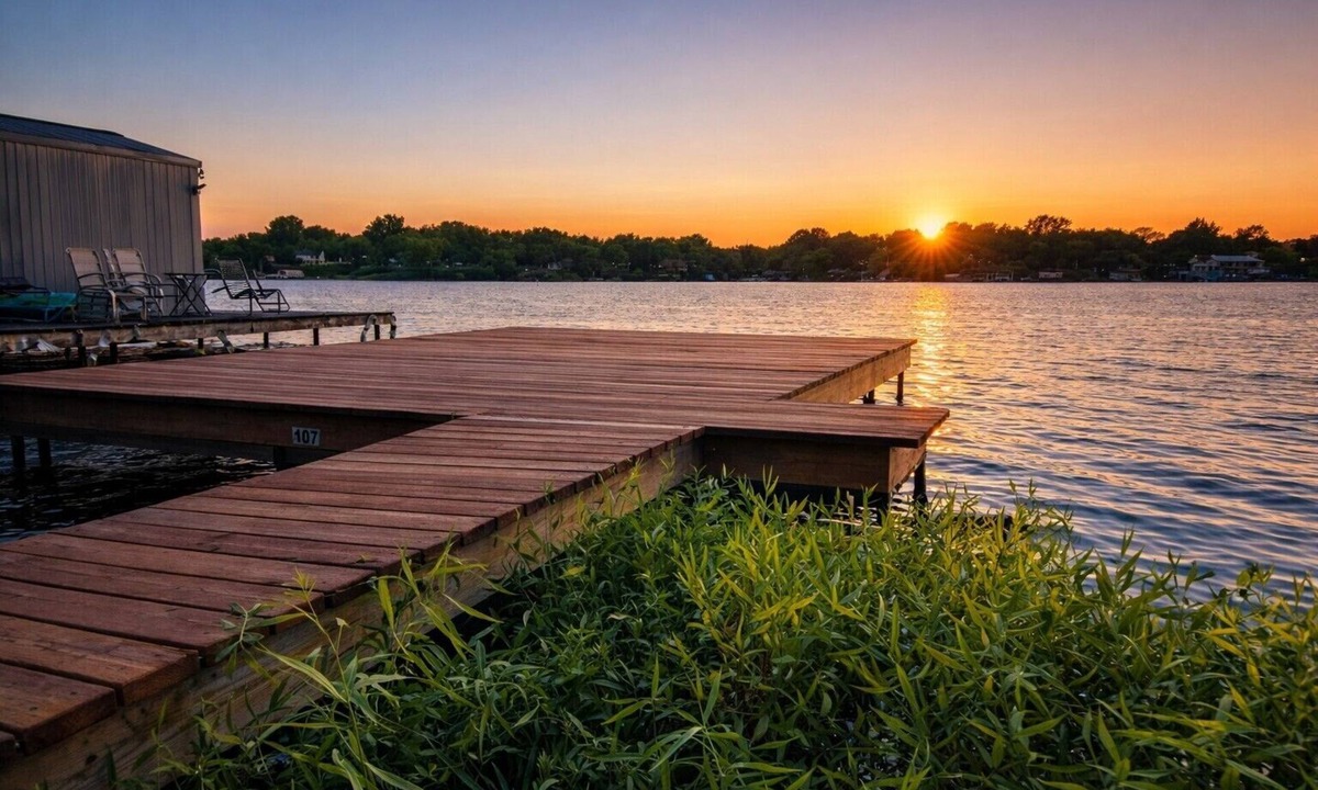 Alma House | Lake House at Lake Wabaunsee, Flint Hills: Hot Tub, Private Dock, Golf Course