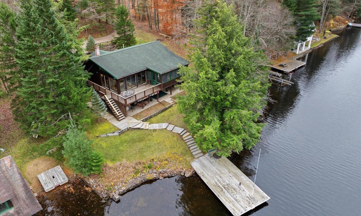 Town of Webb House | Lakefront Escape, On Snowmobile Trail, Near Town