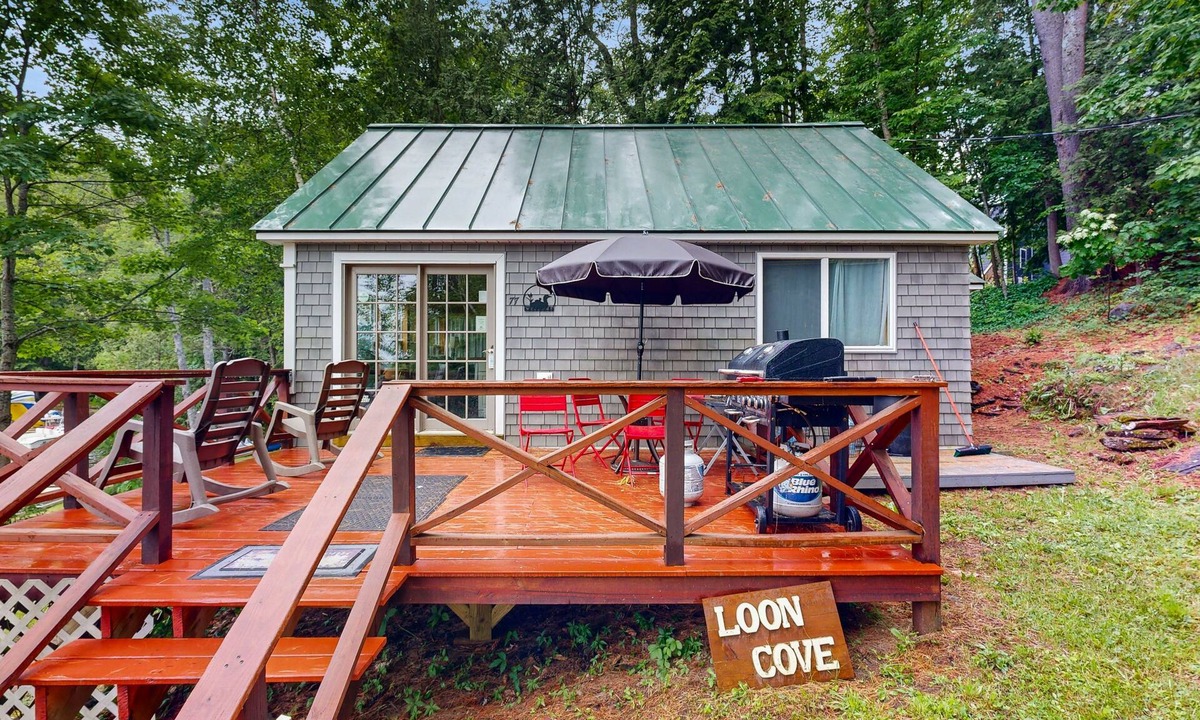 Oakland Cabin | Lakefront home on McGrath Pond - once featured on Maine Cabin Masters