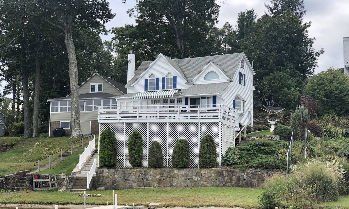 Coventry Lake House | Lakefront home with panoramic water views! Get away from it all on Coventry Lake