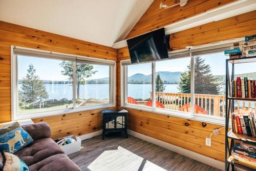 North New Portland Ski Chalet | Lakefront Stunning Home, only 30 min to Sugarloaf!