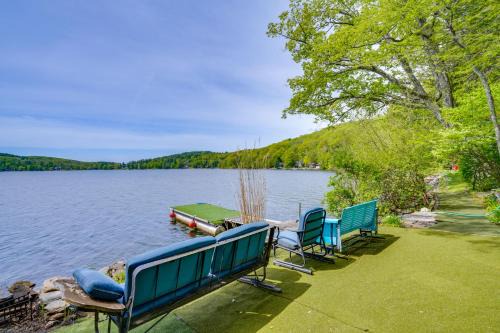 Berkshire House | Lakeside Berkshires Cabin w/Private Dock & Views