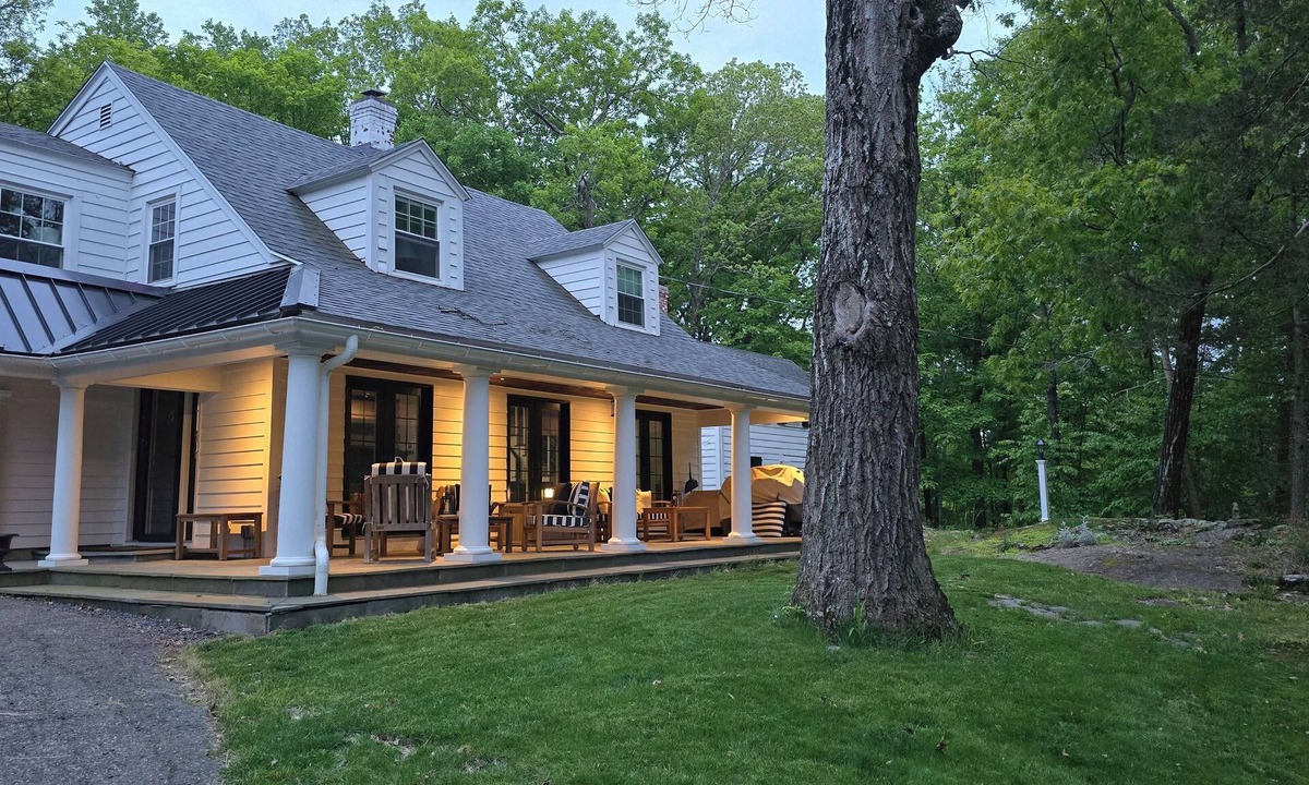New Milford Cottage | Litchfield Hills 3BR New Milford Retreat with Ravine Views & Covered Porch