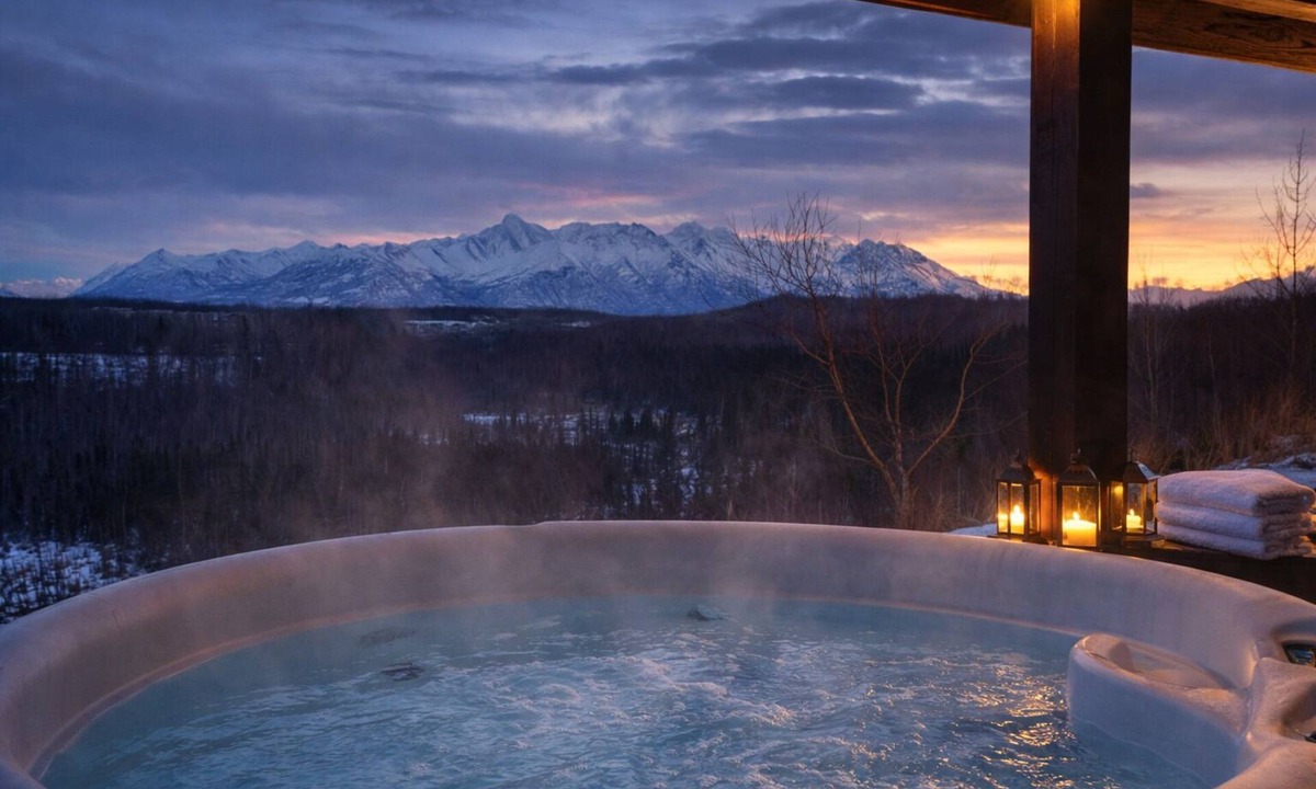 Wasilla House | Luxury Lookout Hot Tub