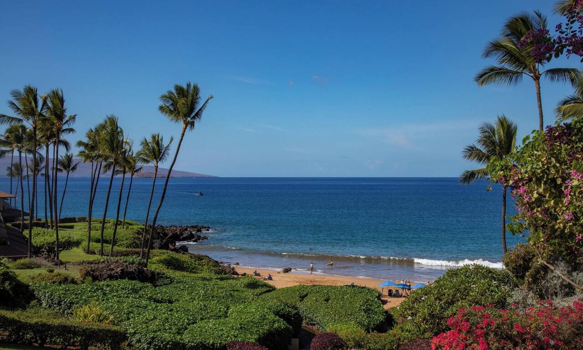 Wailea Condo | Makena Surf A204 | 3-Sided Ocean & Mountain Views, Beach Access & Turtle Reef