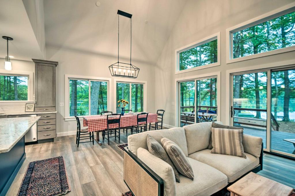 West Hopkinton House | Modern Francestown Retreat on Scobie Pond!