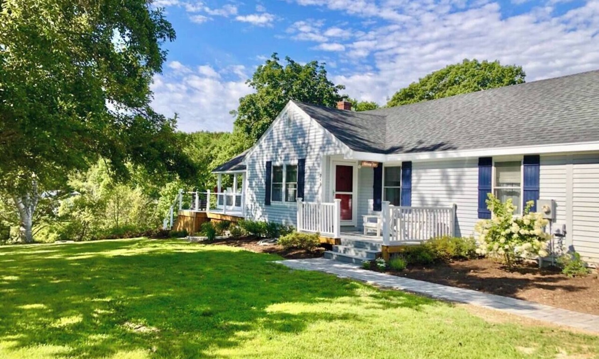 Boothbay House | Morning View: One Level, Dog-Friendly, Water View