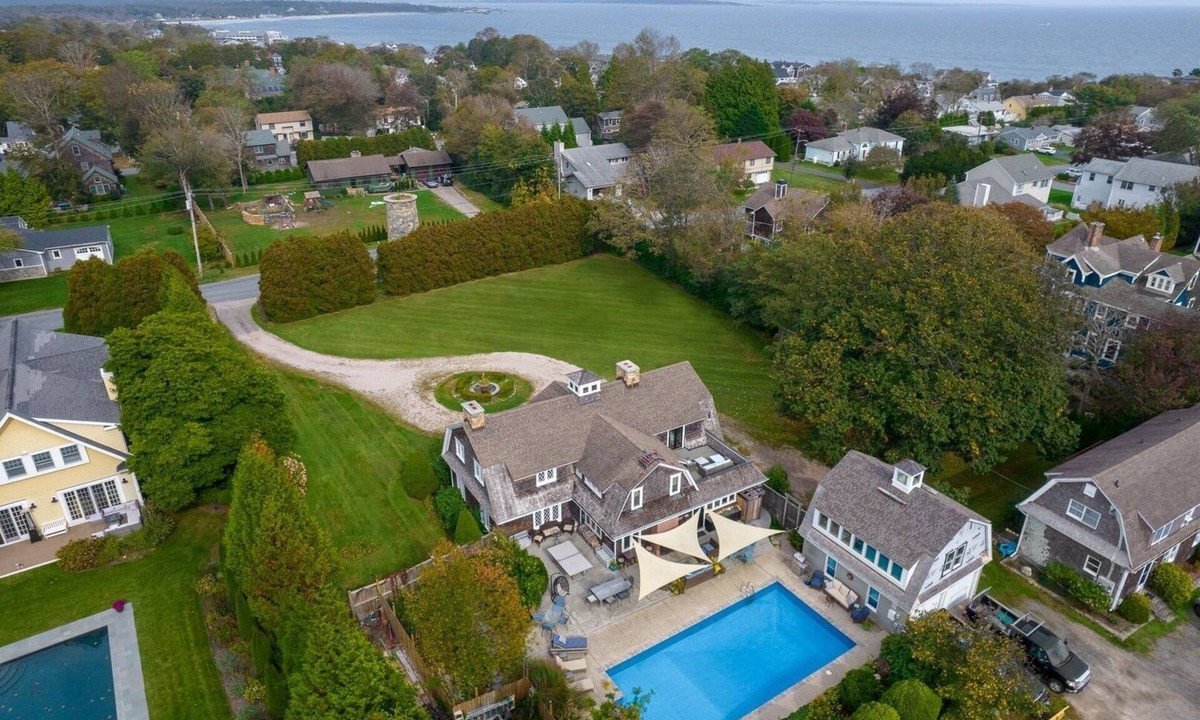 Narragansett Pier House | Narragansett Pier Estate with Pool, sleeps 14