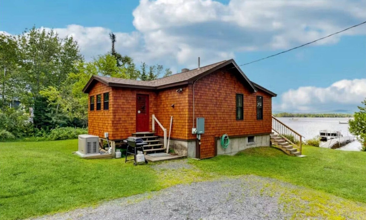 Greenville Cabin | Peaceful Waterfront Retreat with Deck, Kayaks & Fire Pit in Greenville, Maine