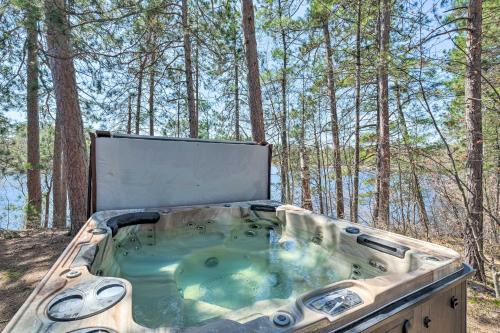 Greenwood House | Quiet Waterfront Cabin w/Dock, Game Room, Hot Tub