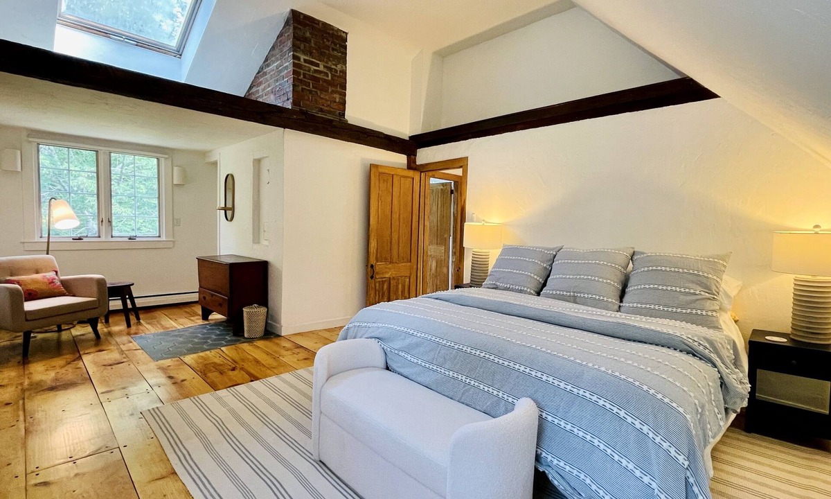 Strafford House | Renovated 19th century farmhouse with swimming pond in private, bucolic setting