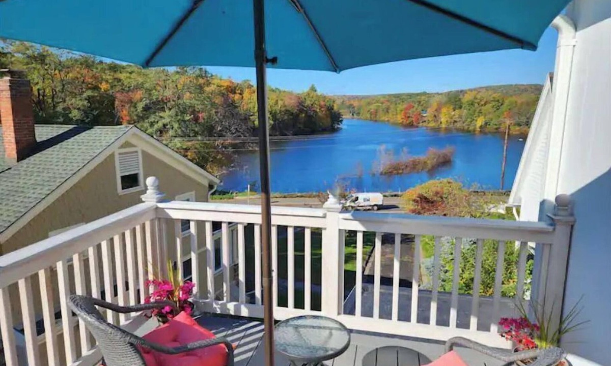 Collinsville Apartment | River Overlook - What a view from your deck!