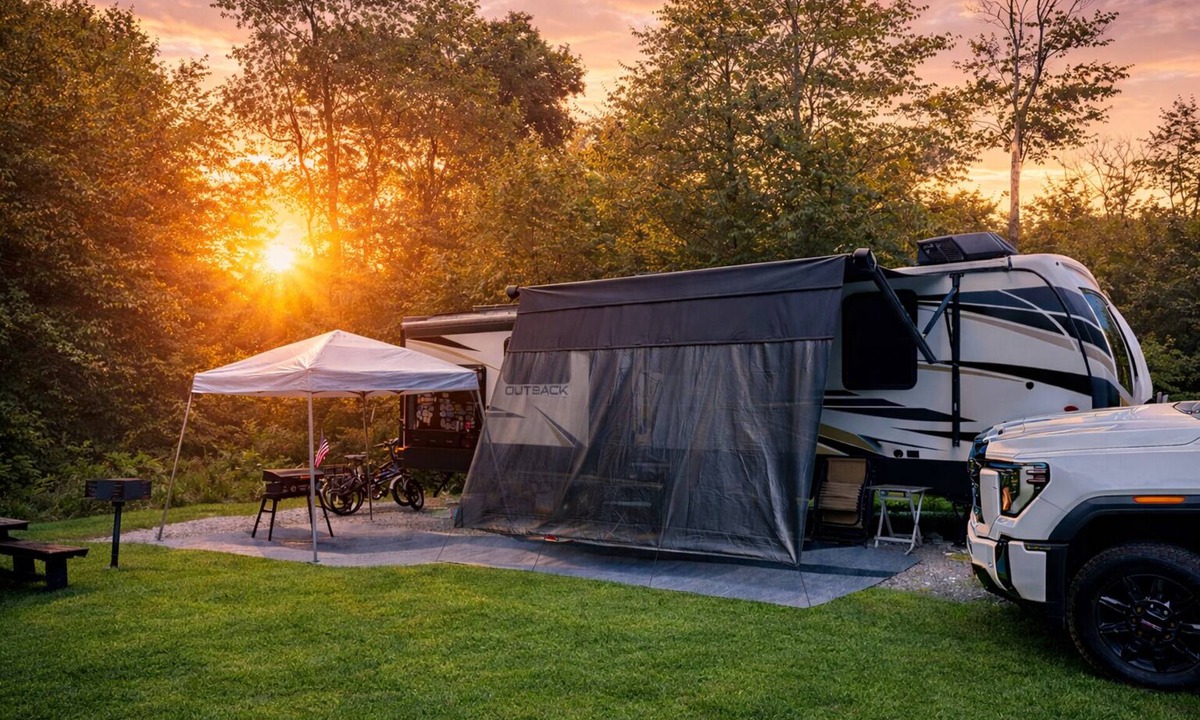 South Bloomingville House | RV Site 4 at High Rock Hideaways: SITE RENTAL ONLY. We do not rent RV's/campers.
