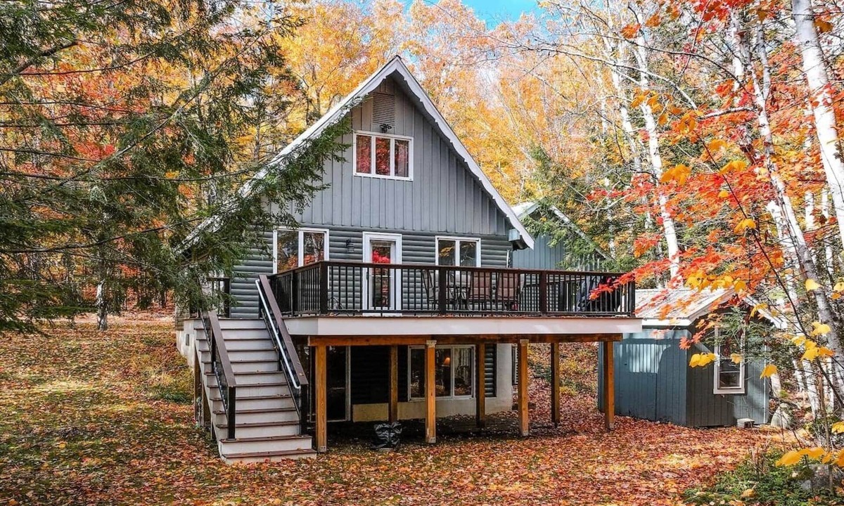 Sebago House | Sebago Lake Escape - sandy beach/swim/ski/hike
