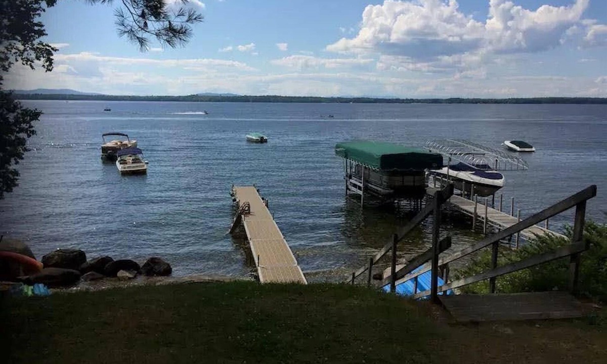 South Casco House | Sebago Lake Home with Mountain & Lake Views