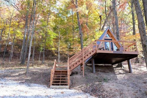 Scio Ski Chalet | Secluded A-Frame Incredible for Water Activities by Tappan Lake in Ohio