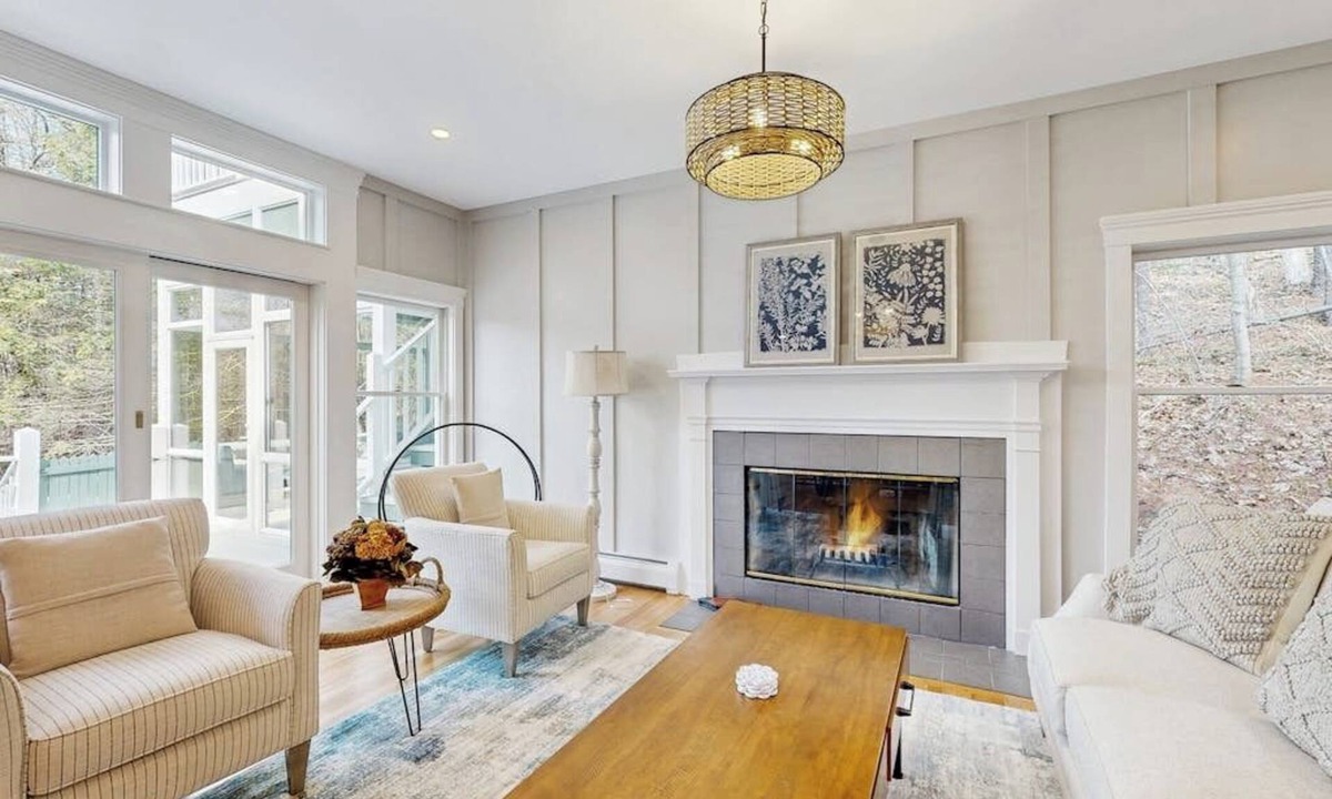 Cumberland Foreside House | Serene Coastal Home with Private Beach Access, Hot Tub, and Spacious Decks
