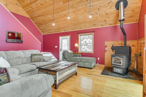 Morgan House | Snowmobiling On-Site: Secluded Vermont Getaway