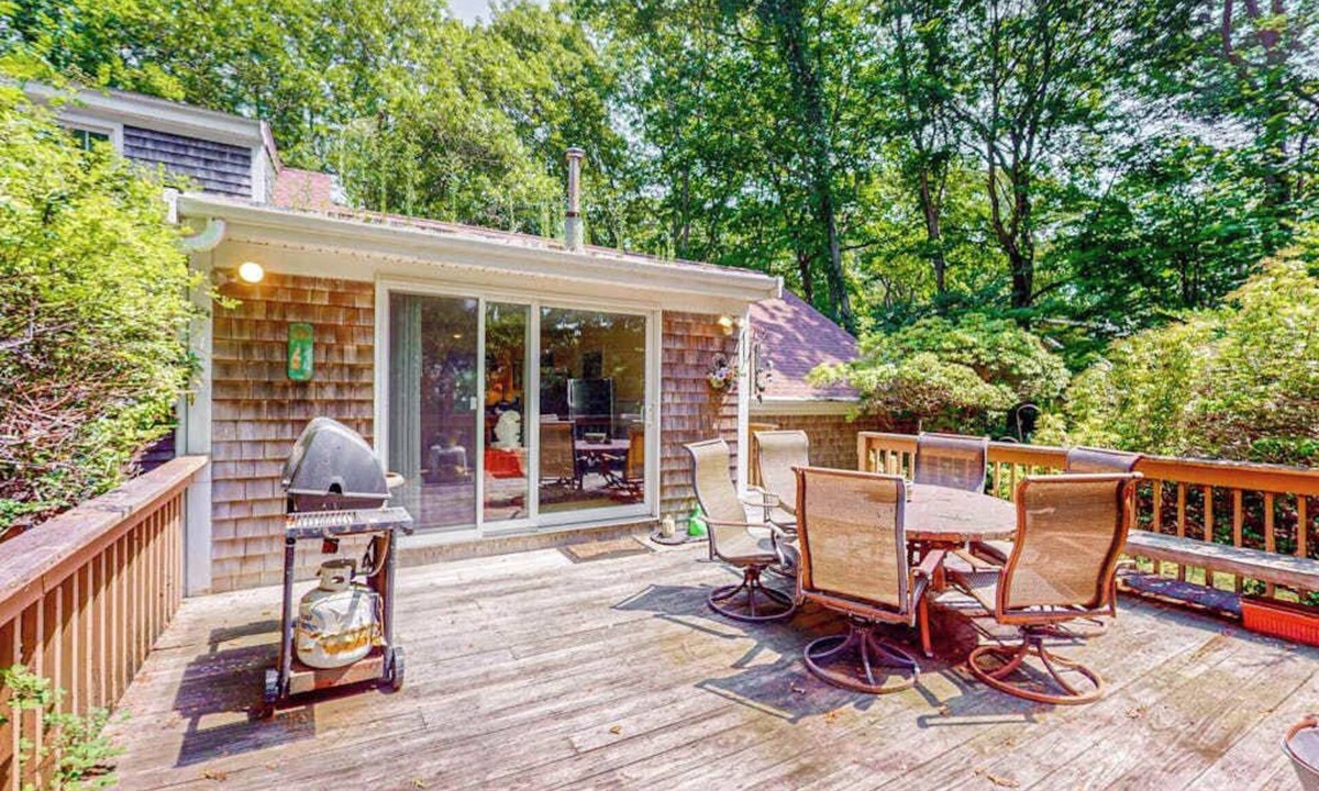 Falmouth Heights House | Spacious home near the beach with deck, W/D, AC, & central location