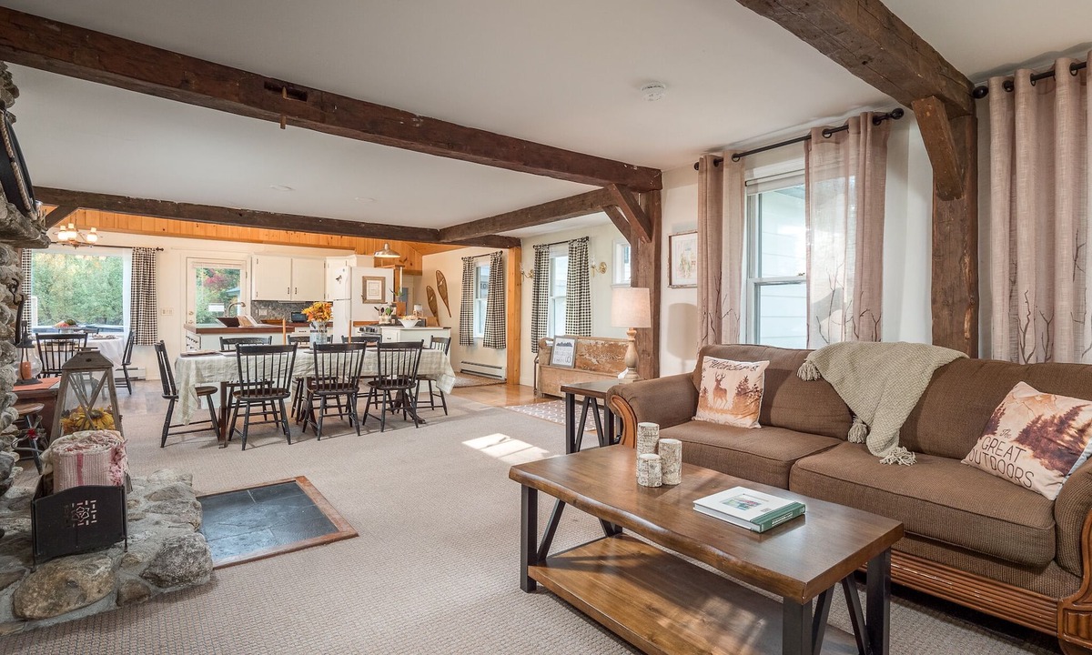 Sunday River Area House | "Spacious Maine Retreat near Sunday River with Hot Tub, Fire Pit & Pet-Friendly!