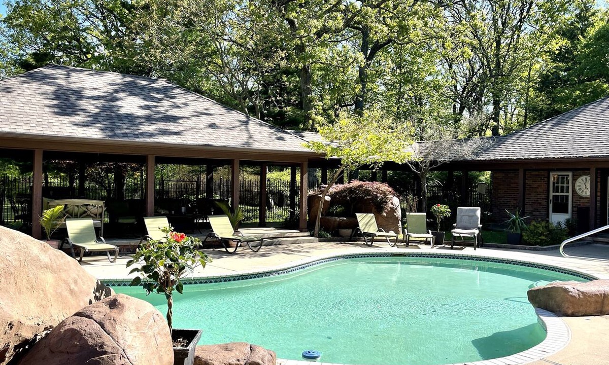 Joplin Apartment | The Courtyard Suite, Pool is opened in May and closed after Labor Day.