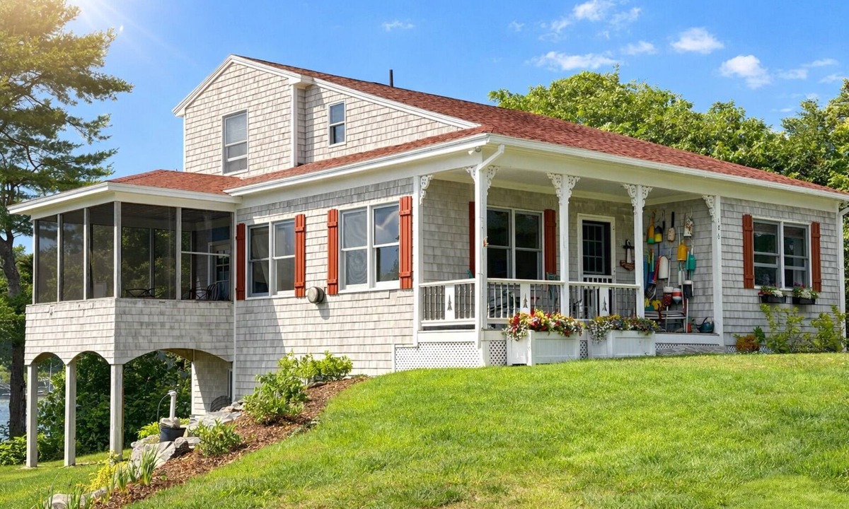 Sebascodegan Island House | This cozy Maine cottage is the perfect location enjoying sunrises!