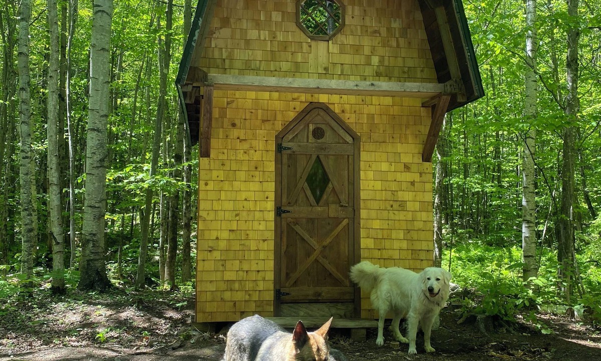 Lovell Cabin | This woods cabin is a true wilderness getaway. Get ready to commune with nature.