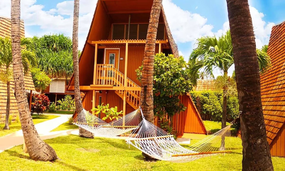Kaunakakai House | Two Family Ready Rooms w/Patio | Free Parking and Outdoor Pool Access