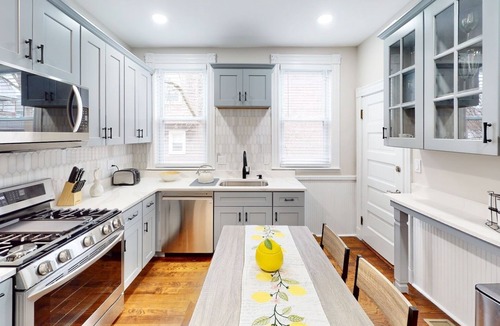 Roslindale Apartment | 15 minutes to Fenway Park! Family-sized unit offers free parking.