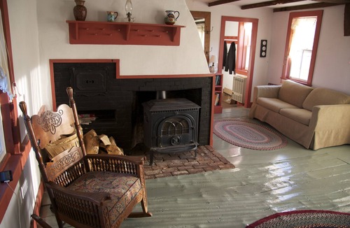 West Burke House | 1840s Farmhouse On 90 AC. With Trails, Mountain Views, Sauna