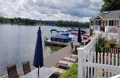 Winnisquam Condo | 2 BR condo with sleeping loft right on Lake Winnisquam
